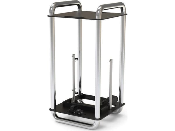 Streacom DA6 Mini-ITX-kotelo - kromi
