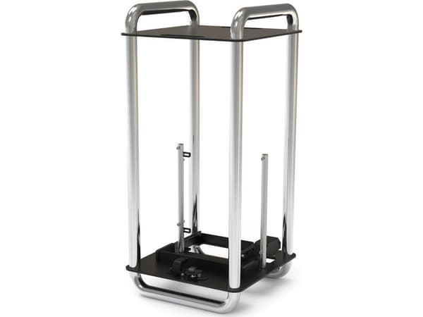 Streacom DA6 XL - SFF - mini-ITX - ingen strømforsyning (ATX / SFX / SFX-L) - krom - USB