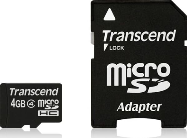 microSD 4GB Class4 + adapter