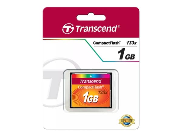 Transcend - Flashminnekort - 1 GB - 133x - CompactFlash