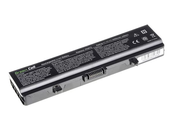 Green Cell - Batteri til bærbar PC (tilsvarer: Dell GW240) - litiumion - 6-cellers - 4400 mAh - svart - for Dell Inspiron 1525, 1526, 1545, 1546