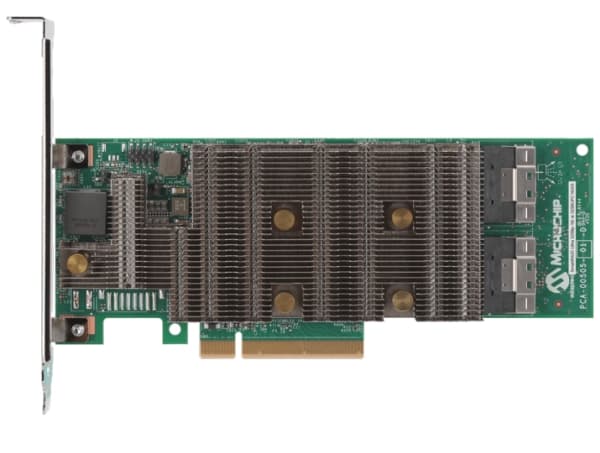 Microchip Adaptec SmartRAID 3200 Series 3258Up-16i /e - Diskkontroller - 16 Kanal - SATA 6Gb/s / SAS 24Gb/s / PCIe 4.0 (NVMe) - RAID 0, 1, 5, 6, 10,