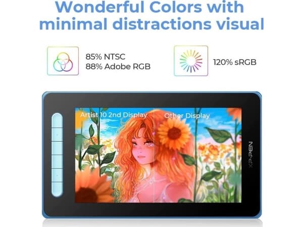 Artist 10 2nd Blue Graphics Tablet