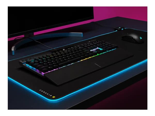 CORSAIR Gaming K70 PRO RGB - Tangentbord - backlit - USB - QWERTY - tangentbrytare: CORSAIR OPX RGB - svart