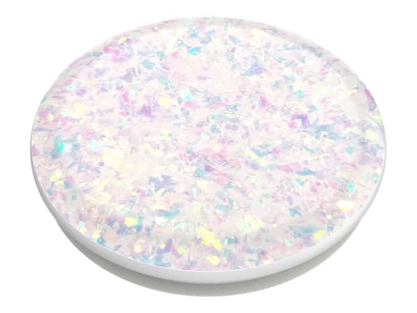 Popsockets 2 Iridescent Confetti White 803751 telefonholder og stativ - premium
