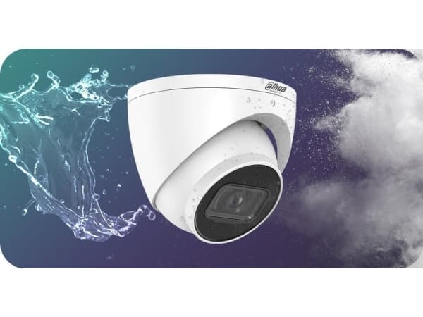 Dahua WizSense 3 Series IPC-HDW3541EM-S-S2 - Nätverksövervakningskamera - torn - utomhusbruk - dammtät/vattentät - färg (Dag&Natt) - 5 MP - 2960 x 16