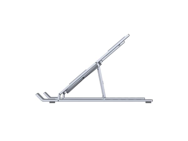 UNITEK OT155SL, Ställ till bärbara datorer, Silver, Gjuten aluminium, 13 - 41°, 147,5 mm, 240 mm