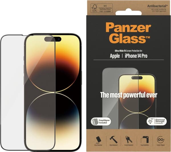 PanzerGlass - iPhone 14 Pro UWF AB w. Applicator