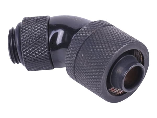 Alphacool - Armatur for væskekjølesystem - mørkesvart