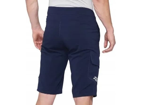 100% Shorts för män 100% RIDECAMP Shorts Navy storlek 38 (EUR 52)