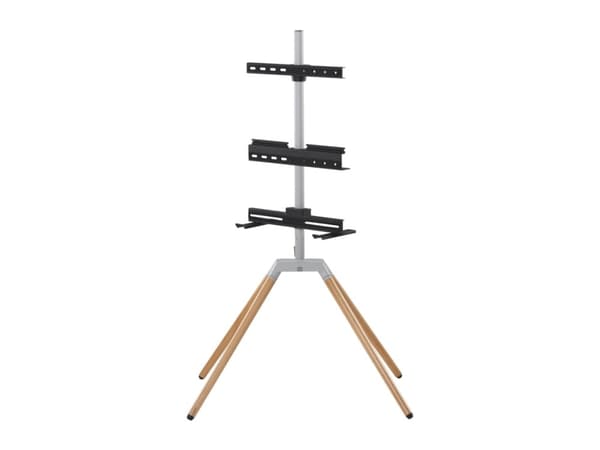 One For All Tripod Universellt tv-stativ med fyra ben (WM7476), 81,3 cm (32"), 177,8 cm (70"), 200 x 100 mm, 400 x 400 mm, 360°, Brun, Silver