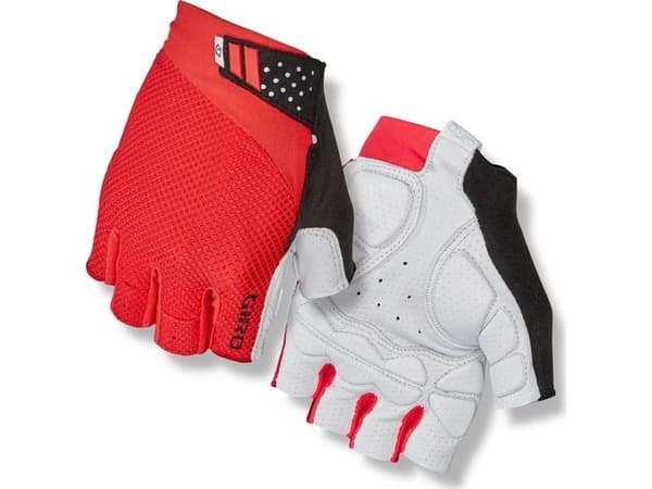 Giro Men's gloves GIRO MONACO II GEL short finger bright red size S (palm circumference 178-203 mm/palm length 175-180 mm) (NEW)