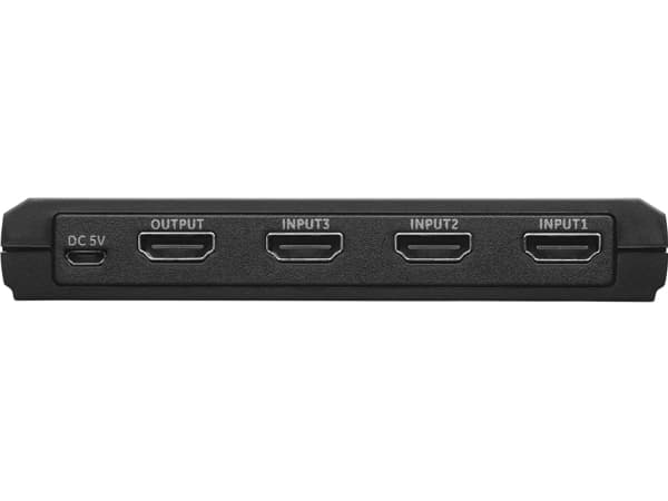 One For All SV 1632, HDMI, Sort, 60 Hz, 1920 x 1080 (HD 1080), 3840 x 2160, 3840 x 2160 piksler, 4K Ultra HD