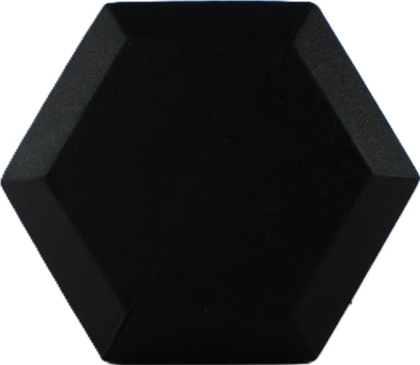 Gummibelagt hex-håndvægt 1 x 2,5 kg