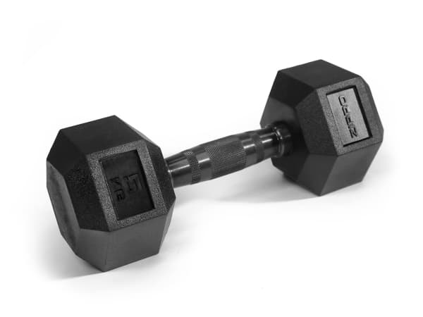 Zipro gummihantel HEX 1 x 5 kg