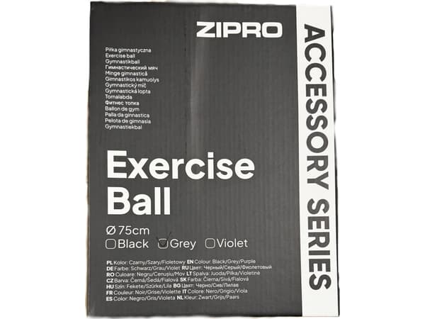 Zipro ZIPRO Anti-Burst harjoituspallo 75 cm harmaa