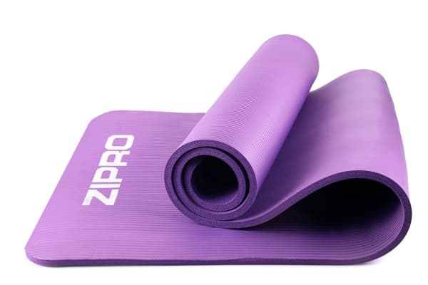 Zipro Treningsmatte 180 cm x 60 cm x 1 cm lilla
