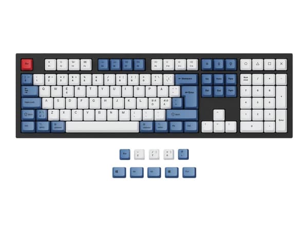 Keychron - Tastehettesett - blå - for Keychron K8, Q3