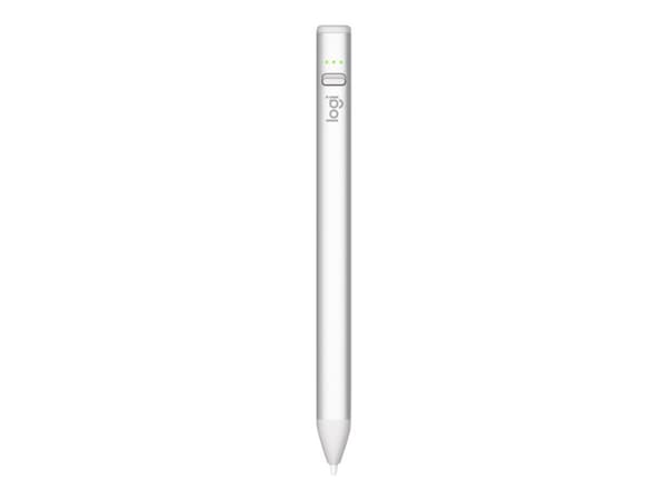 Logitech Crayon, Tabletti, Apple, Hopea, Valkoinen, Sisäinen, Litium