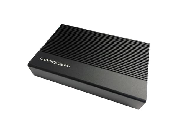 LC Power LC-35U3-C - Förvaringslåda - 3.5" - SATA 6Gb/s - USB-C 3.2 (Gen 2) - svart