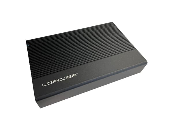 LC Power LC-35U3-C - Förvaringslåda - 3.5" - SATA 6Gb/s - USB-C 3.2 (Gen 2) - svart