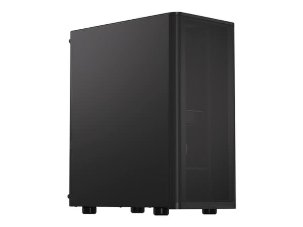 Endorfy Ventum 200 Solid - PC-hölje - ATX - ingen strömförsörjning (ATX) - svart - USB/ljud Svart