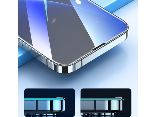 Joyroom Joyroom Easy Fit herdet glass fullskjerm med monteringsramme for iPhone 14 Plus (6,7") (JR-DH11)