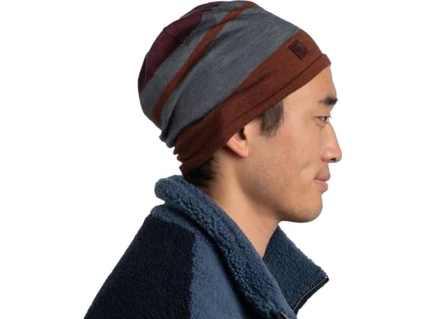 Buff Buff Merino Move Beanie 1302214161000 grå One size