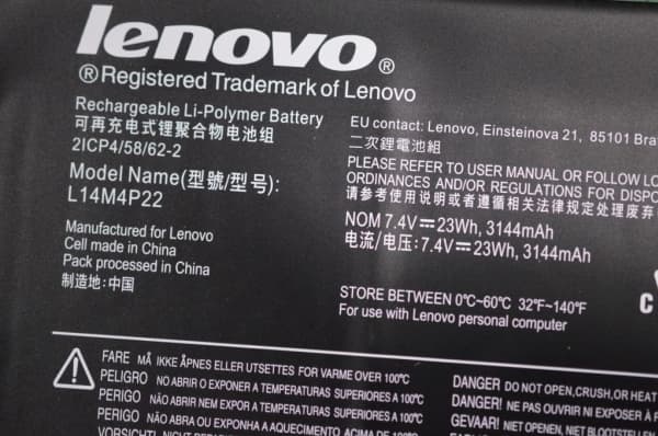Lenovo - Batteri til bærbar PC - litiumpolymer - 4-cellers - 3144 mAh - for S21e-20 80M4