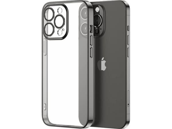 Joyroom Joyroom 14Q Kotelo iPhone 14 kotelo kansi metallinen kehys musta (JR-14Q1-musta)