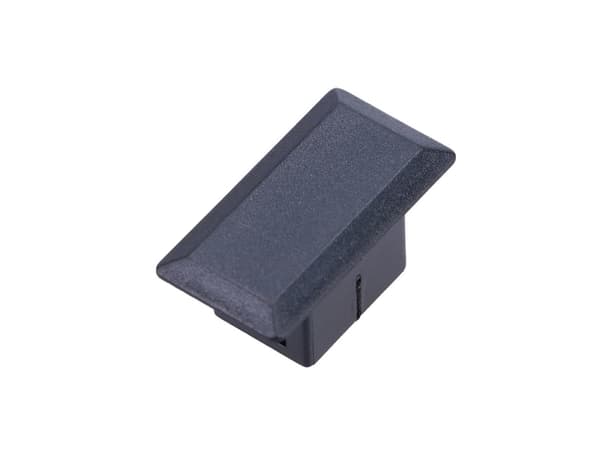 Extralink SC SIMPLEX CAPS, Endestykke, Sort, ABS