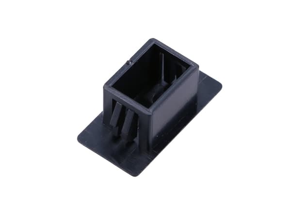 Extralink SC SIMPLEX CAPS, Endestykke, Sort, ABS