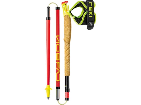 LEKI Ultratrail FX.One, Unisex, Taitettava, Polkujuoksu, I-tyypin kädensija, Vaahto, Carbon (HRC)