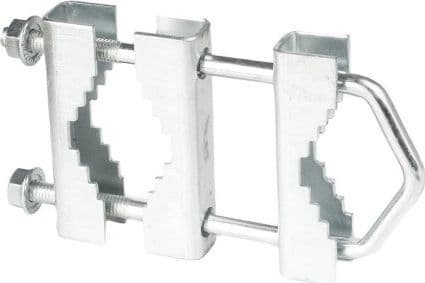 Extralink POLES COUPLER M8, Ruostumaton teräs, Kiinnike, 20 kg, Terästä, Yleiskäyttö, Sinkkipinnoitus