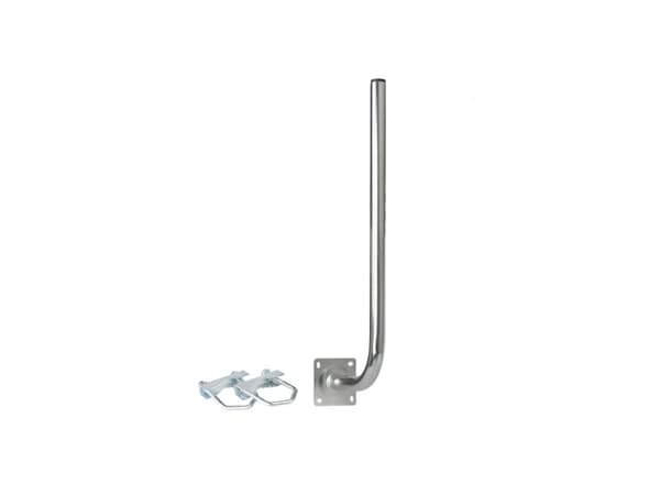 Extralink L250X750 BALCONY HANDLE MOUNT WITH U-BOLTS M8, Rustfritt stål, Vinkelbrakett, 15 kg, Stål, Generelle formål, Sinkbelegg
