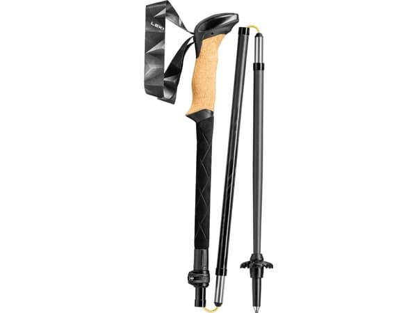 LEKI Black Series FX Carbon, Unisex, Taitettava, I-tyypin kädensija, Vaahto, Carbon PRC (Performance Racing Carbon) 1000, 228 g