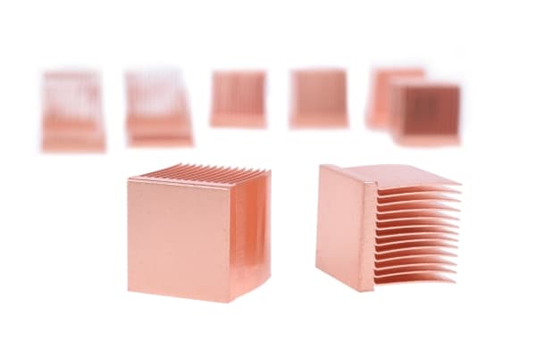 Alphacool 17427, Heatsink, kupari, kuparin väri, 14 mm, 14 mm, 10 kpl
