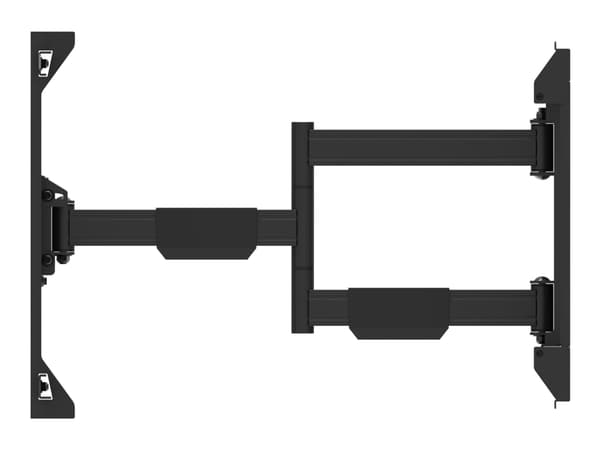 Multibrackets 2857, 177,8 cm (70"), 200 x 100 mm, 600 x 400 mm, -3 - 15°, Terästä, Musta