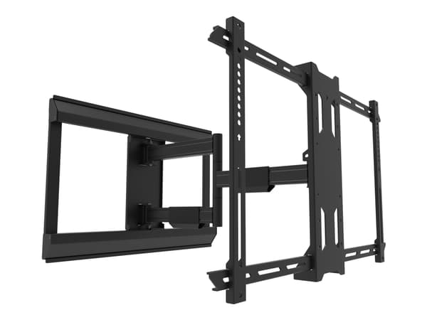 Multibrackets 2857, 177,8 cm (70"), 200 x 100 mm, 600 x 400 mm, -3 - 15°, Terästä, Musta