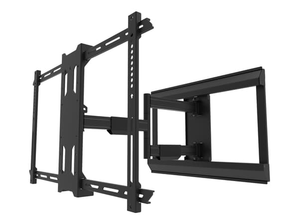 Multibrackets 2857, 177,8 cm (70"), 200 x 100 mm, 600 x 400 mm, -3 - 15°, Terästä, Musta