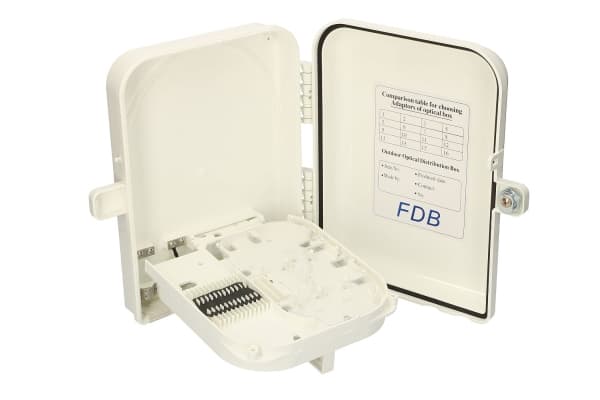 Extralink EDITH 16 CORE FIBER OPTIC DISTRIBUTION BOX, Grå, Akrylonitril-butadien-styren (ABS)