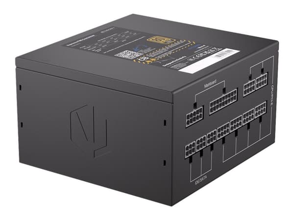 Endorfy Supremo FM5 Gold - Strømforsyning (sisäinen) - ATX12V - 80 PLUS Gold - AC 115/230 V - 850 Watt - lajittelu - lajittelu musta