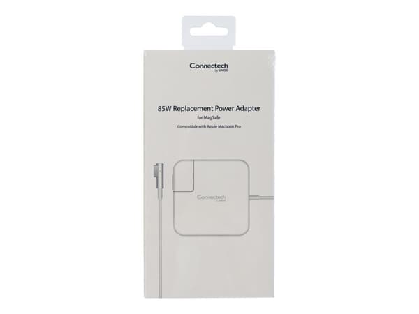 Connectech MagSafe - Strømadapter - 85 watt - for MacBook Pro 15" (Mid 2012, Late 2011, Early 2011, Mid 2010); MacBook Pro 17" (Late 2011, Early 2011