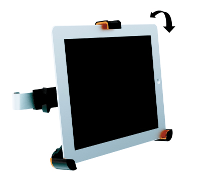 Connectech Universell hållare för Ipad/tablett i nackstödet
