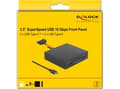 Pikkukuva 5 / 5: DeLOCK 64057, SATA, USB 3.2 Gen 2 (3.1 Gen 2), USB Type-C, Mies, Full-height / Full-length, SATA 15-pinninen, Musta