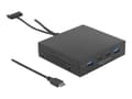 Pikkukuva 1 / 5: DeLOCK 64057, SATA, USB 3.2 Gen 2 (3.1 Gen 2), USB Type-C, Mies, Full-height / Full-length, SATA 15-pinninen, Musta
