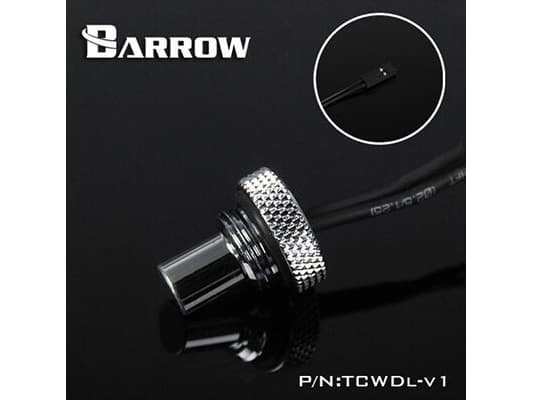 Barrow temperatursensor G1/4, silber