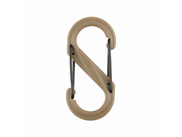 Nite Ize S-Biner Dual #2 karabinkrok sandplast (SBP2-03-28BG)