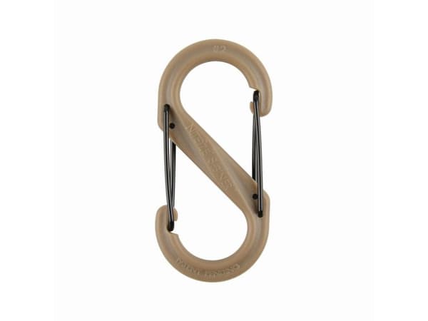 Nite Ize S-Biner Dual #2 karabinkrok sandplast (SBP2-03-28BG)