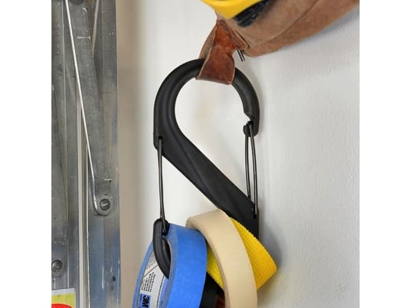 Nite Ize Snap krok S-Biner Dual # 8 plast svart (SBP8-03-01BG)